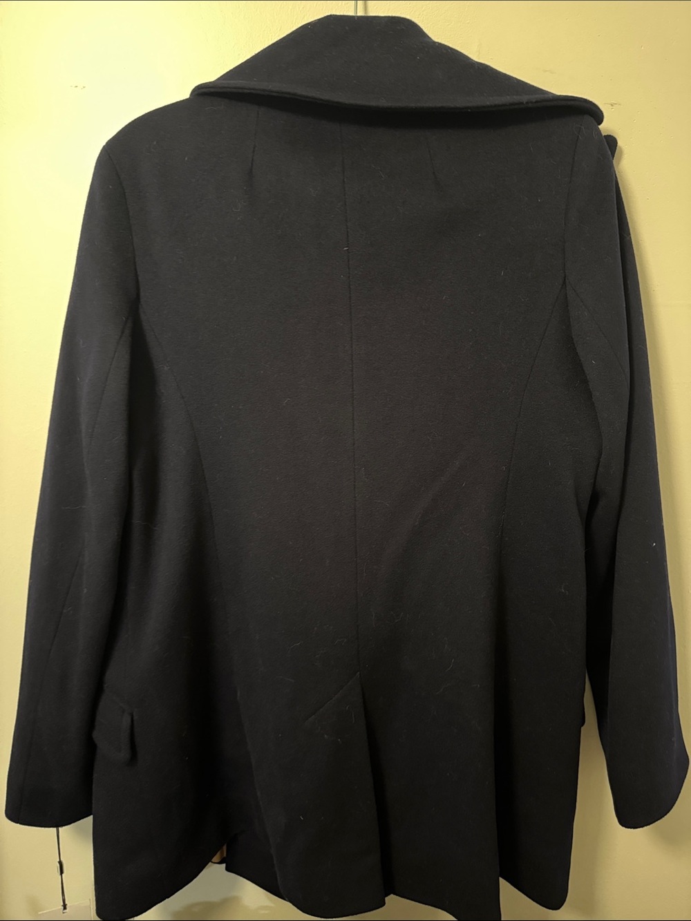NWT Fleurette Women's Double-Breasted Peacoat in Midnight blue 12 - Picture 6 of 6